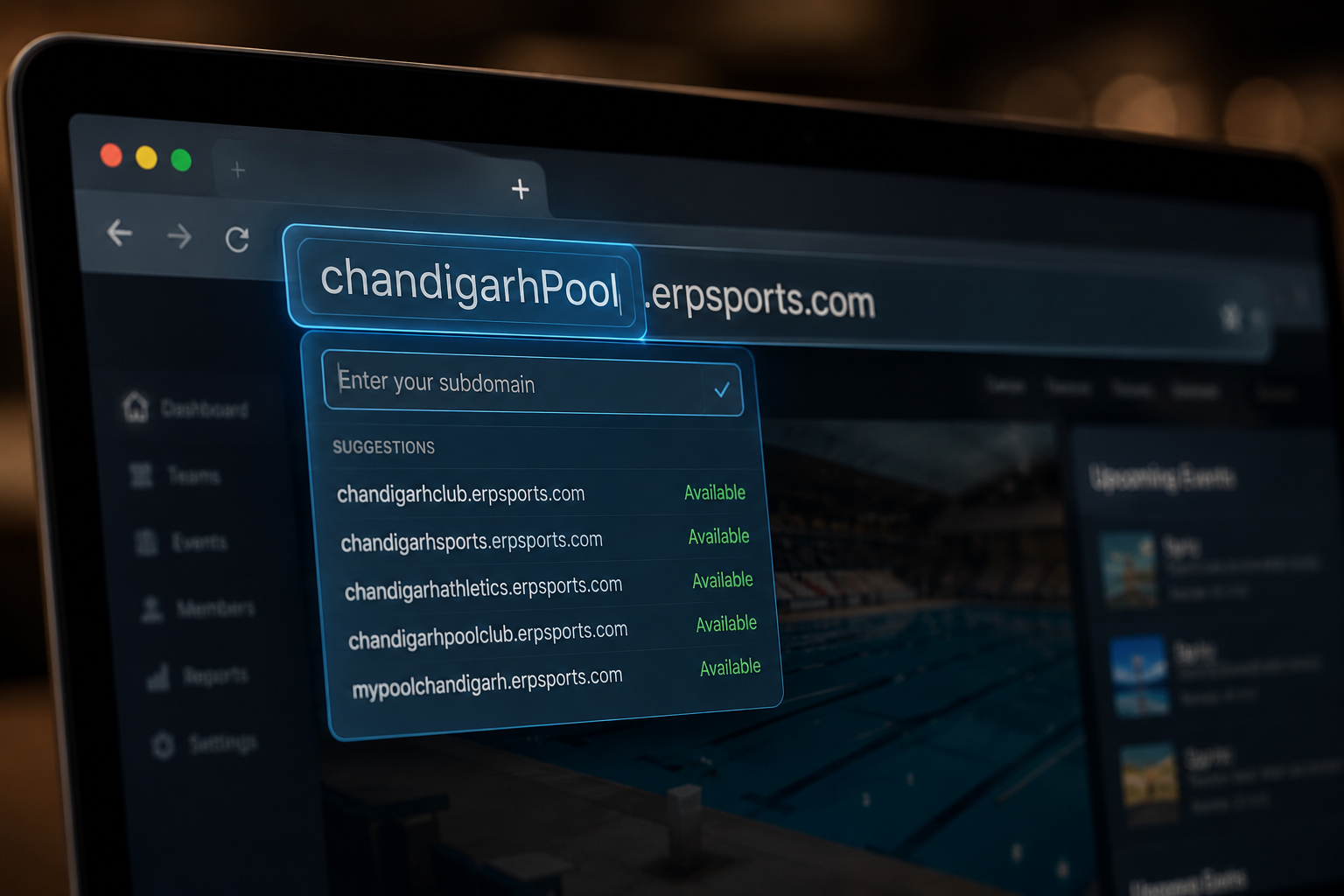 Custom subdomain module preview